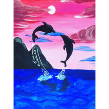 Charger l'image dans la galerie, Dolphin - peinture en diamant complet - 40x30cm