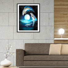 Charger l'image dans la galerie, Dolphin - peinture en diamant complet - 40x30cm