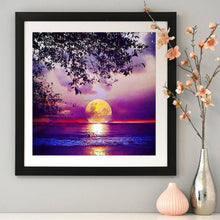 Charger l'image dans la galerie, Lune - peinture en diamant complet - 30x30cm