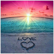 Charger l'image dans la galerie, Coeur - peinture en diamant complet - 30x30cm