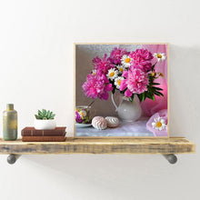 Charger l'image dans la galerie, Fleurs chaudes - peinture en diamant complet - 30x30cm