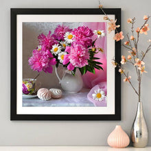 Charger l'image dans la galerie, Fleurs chaudes - peinture en diamant complet - 30x30cm