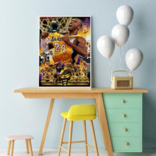 Charger l'image dans la galerie, Athlète de manba noir - peinture complète de diamant - 30x40cm