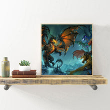 Charger l'image dans la galerie, Dragon war - peinture diamant - 40x40cm