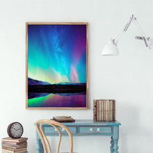 Charger l'image dans la galerie, Fantasy aurora - diamant rond complet -