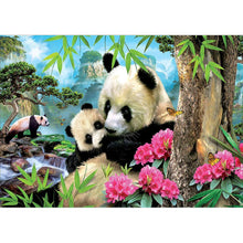 Charger l'image dans la galerie, Panda - peinture en diamant complet - 40x30cm