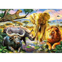 Charger l'image dans la galerie, Éléphant - peinture en diamant complet - 40x30cm