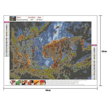 Charger l'image dans la galerie, Tigre - peinture en diamant complet - 40x30cm