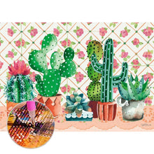 Charger l'image dans la galerie, Cactus - peinture diamant pleine - 30x40cm