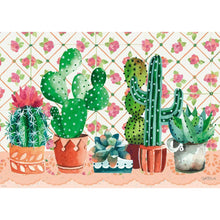Charger l'image dans la galerie, Cactus - peinture diamant pleine - 30x40cm
