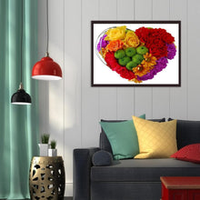 Charger l'image dans la galerie, Coeur - peinture en diamant complet - 30x40cm