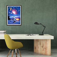 Charger l'image dans la galerie, Dauphin de nouveauté - peinture complète de diamant - 30x40cm