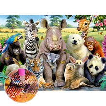 Charger l'image dans la galerie, Animaux - peinture en diamant complet - 30x40cm