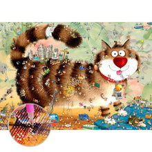Charger l'image dans la galerie, Chat animal - peinture complète de diamant - 30x40cm