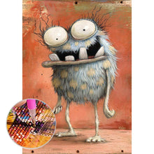 Charger l'image dans la galerie, Grenouille exagérée - peinture en diamant complet - 30x40cm