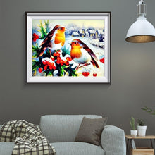 Charger l'image dans la galerie, Oiseaux mignons - peinture complète de diamant - 40x30cm