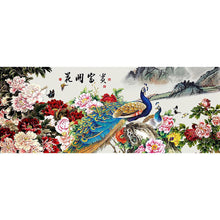 Charger l'image dans la galerie, Fortune de fleur - diamant rond complet - 100x40cm