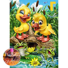 Charger l'image dans la galerie, Canard - peinture en diamant complet - 30x40cm
