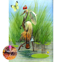 Charger l'image dans la galerie, Grue volante - peinture en diamant complet - 30x40cm