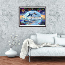 Charger l'image dans la galerie, Dolphin - peinture en diamant complet - 30x40cm