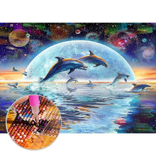 Charger l'image dans la galerie, Dolphin - peinture en diamant complet - 30x40cm