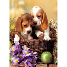 Charger l'image dans la galerie, Panier chien - peinture en diamant complet - 30x40cm