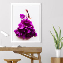 Charger l'image dans la galerie, Fée de fleur - peinture complète de diamant - 30x40cm