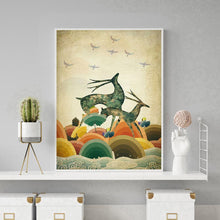 Charger l'image dans la galerie, Cerf - peinture en diamant complet - 30x40cm