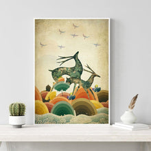 Charger l'image dans la galerie, Cerf - peinture en diamant complet - 30x40cm