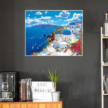 Charger l'image dans la galerie, Château de bord de mer - peinture complète de diamant - 30x40cm