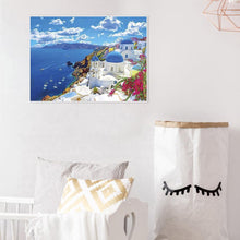 Charger l'image dans la galerie, Château de bord de mer - peinture complète de diamant - 30x40cm