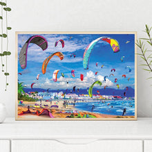 Charger l'image dans la galerie, Saut en parachute de mer - peinture complète de diamant - 30x40cm