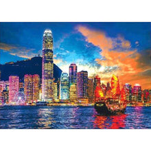 Charger l'image dans la galerie, Paysage marin - peinture en diamant complet - 30x40cm