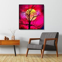 Charger l'image dans la galerie, Lune d’arbre - peinture de diamant plein - 30x30cm