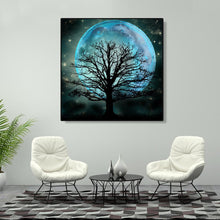 Charger l'image dans la galerie, Lune d’arbre - peinture de diamant plein - 30x30cm
