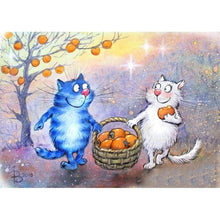 Charger l'image dans la galerie, Chat - peinture en diamant complet - 30x40cm