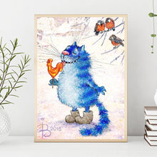 Charger l'image dans la galerie, Chat - peinture en diamant complet - 30x40cm