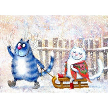 Charger l'image dans la galerie, Chat - peinture en diamant complet - 30x40cm