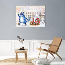 Charger l'image dans la galerie, Chat - peinture en diamant complet - 30x40cm