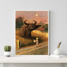 Charger l'image dans la galerie, Bovins - peinture diamant pleine - 30x40cm