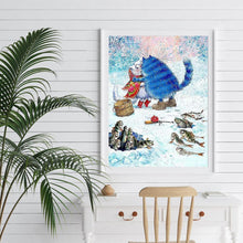 Charger l'image dans la galerie, Chat - peinture en diamant complet - 30x40cm