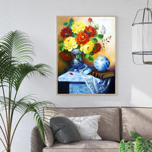 Charger l'image dans la galerie, Fleurs - peinture en diamant complet - 30x40cm