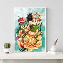 Charger l'image dans la galerie, Fleurs - peinture en diamant complet - 30x40cm