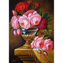 Charger l'image dans la galerie, Fleurs - peinture en diamant complet - 30x40cm