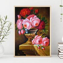 Charger l'image dans la galerie, Fleurs - peinture en diamant complet - 30x40cm