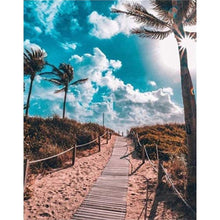 Charger l'image dans la galerie, Pont à tréteaux - peinture en diamant complet - 30x40cm