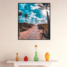 Charger l'image dans la galerie, Pont à tréteaux - peinture en diamant complet - 30x40cm