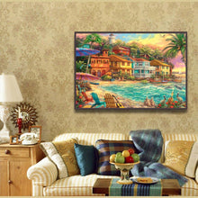 Charger l'image dans la galerie, Maison de plage - peinture en diamant complet - 40x30cm