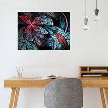 Charger l'image dans la galerie, Fleur ronde - peinture en diamant complet - 30x40cm