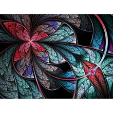 Charger l'image dans la galerie, Fleur ronde - peinture en diamant complet - 30x40cm